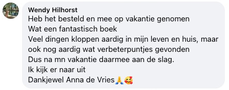 Reactie van een lezeres over Het Leven Dat Je Verdient