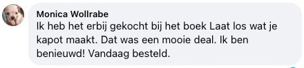 Reactie van een lezeres
